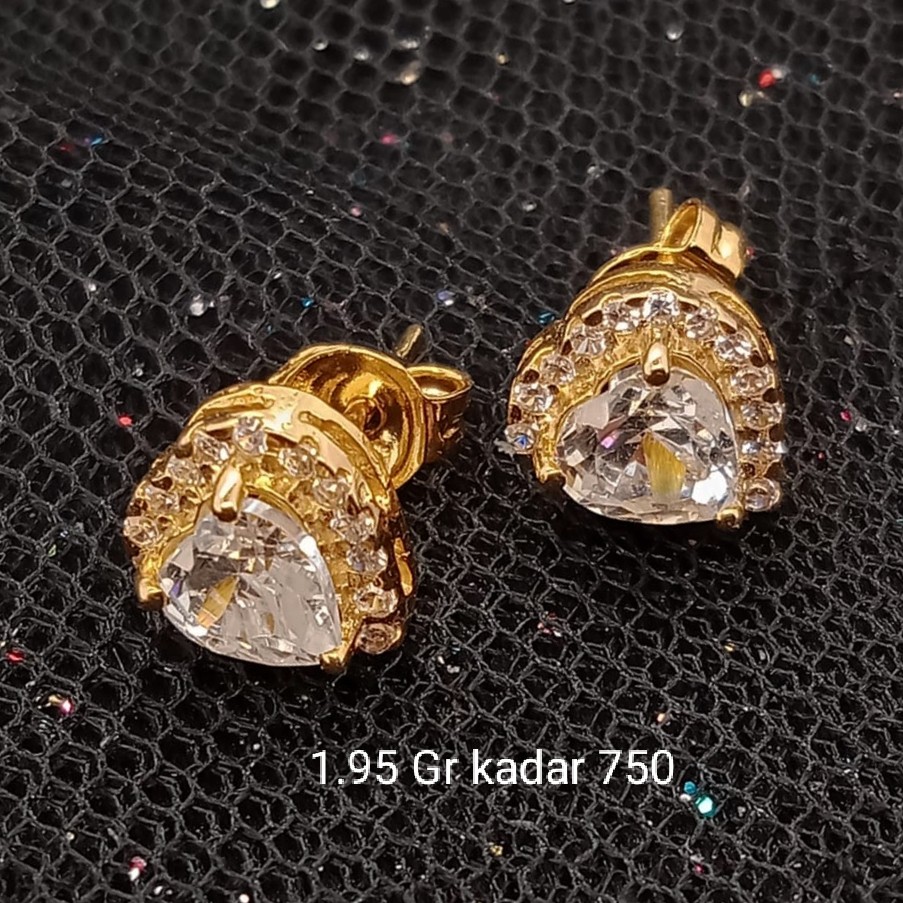 Anting Emas 17 K - 1.95 Gr Kadar 750 - 2953