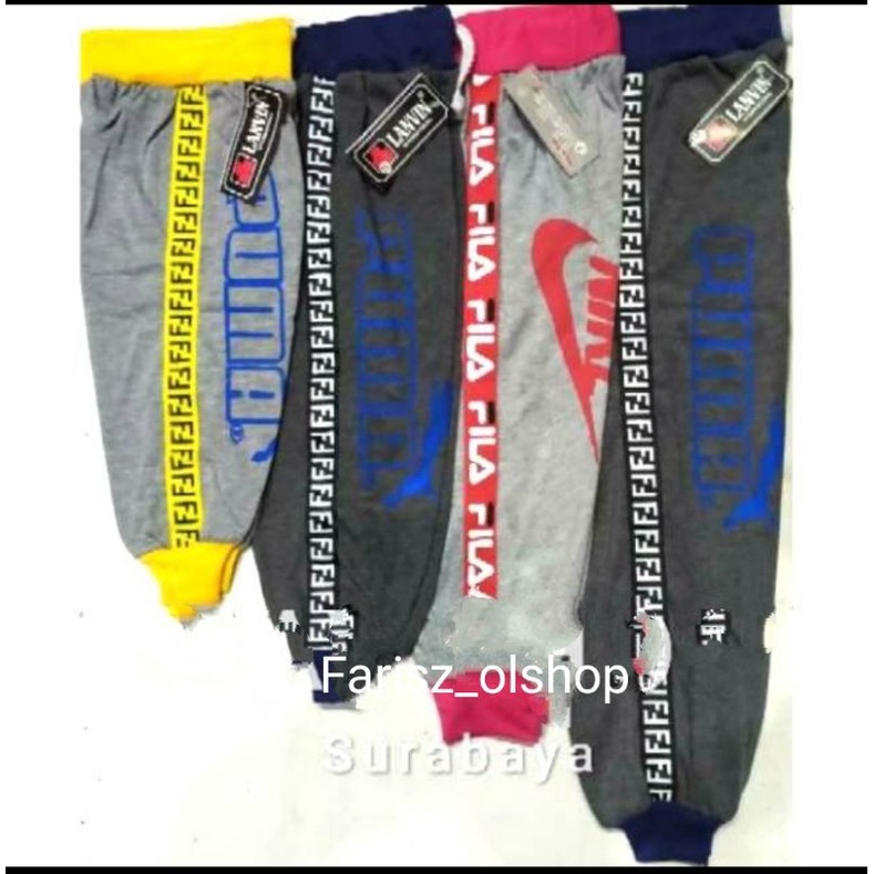 celana jogger anak anak unisex balita celana jogger anak 1.9 tahun