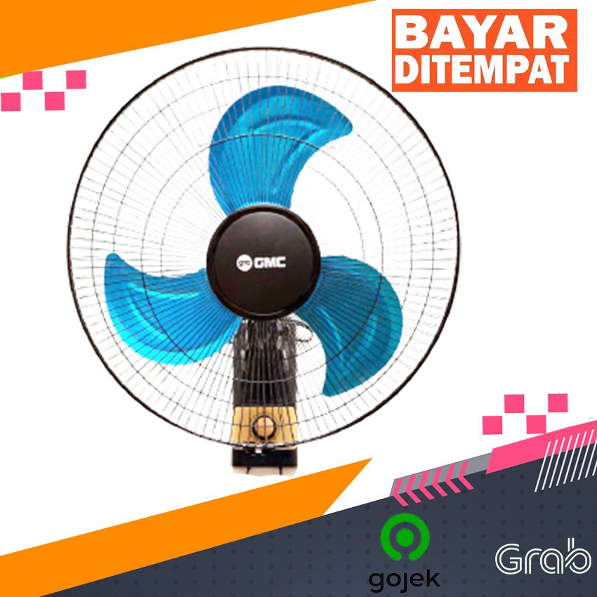 Kipas Angin Dinding Wall Fan GMC 518  Kipas Tornado Besi 18 inci