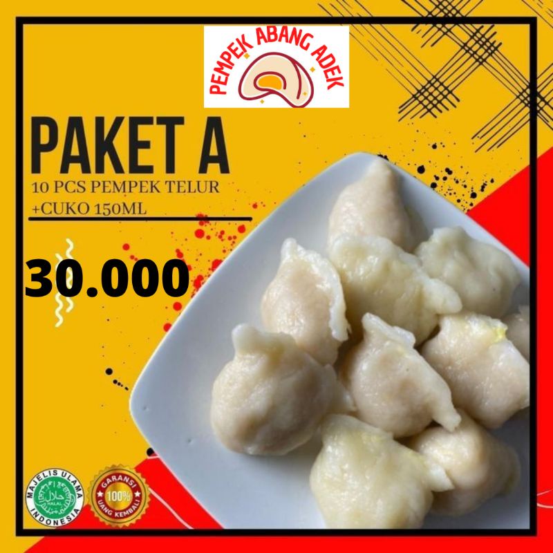 

Pempek ikan asli Palembang empek empek