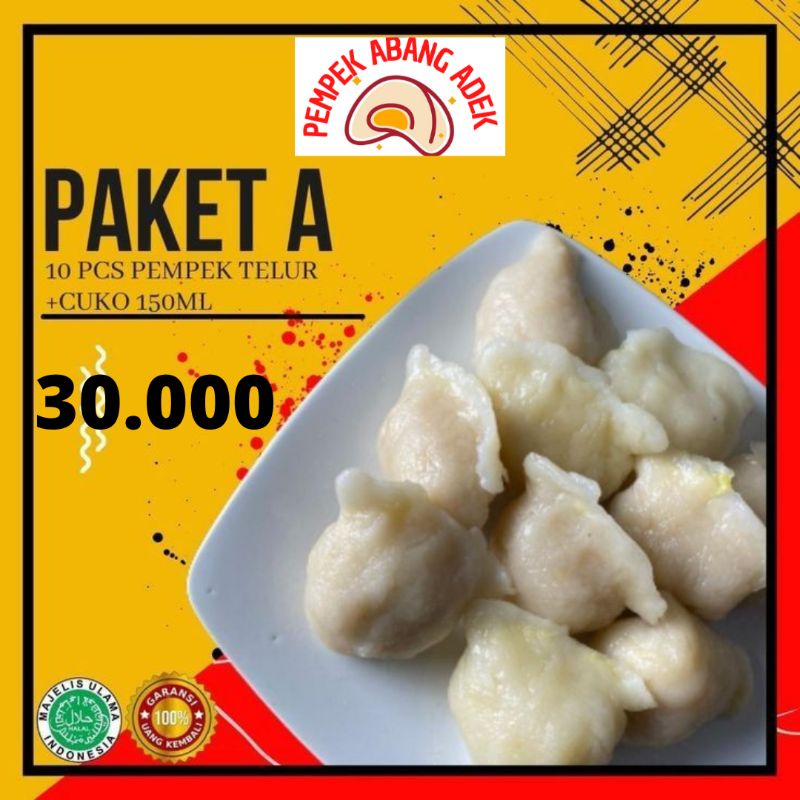 Pempek ikan asli Palembang empek empek