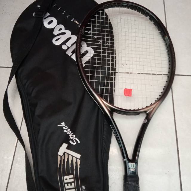 Raket tenis wilson hammer 4.0 stretch original bekas pake