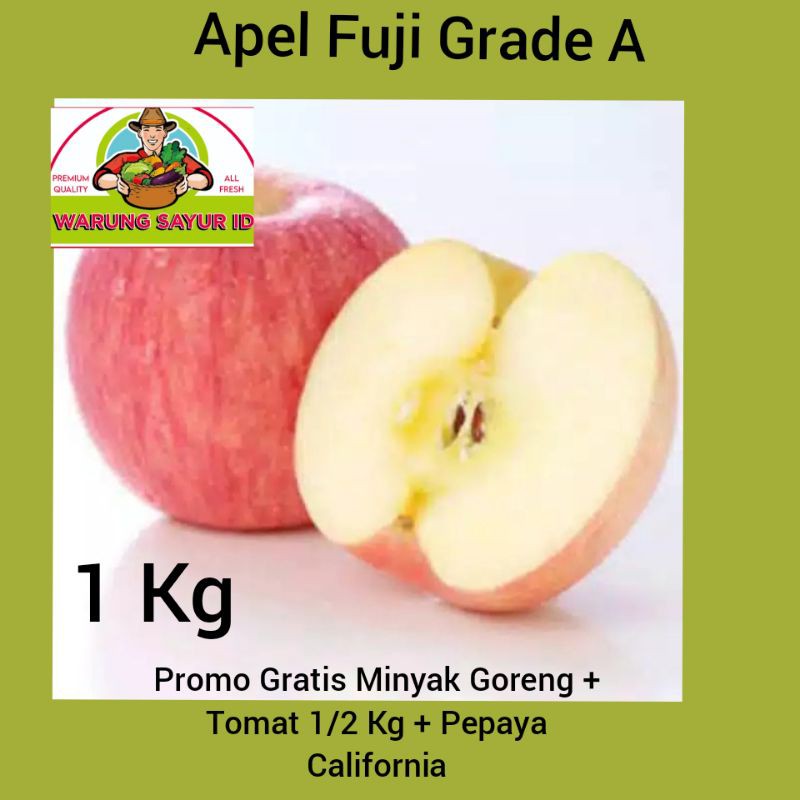 

APEL FUJI FRESH PREMIUM QUALITY PER KG/BUAH SEGAR/BUAH ONLINE