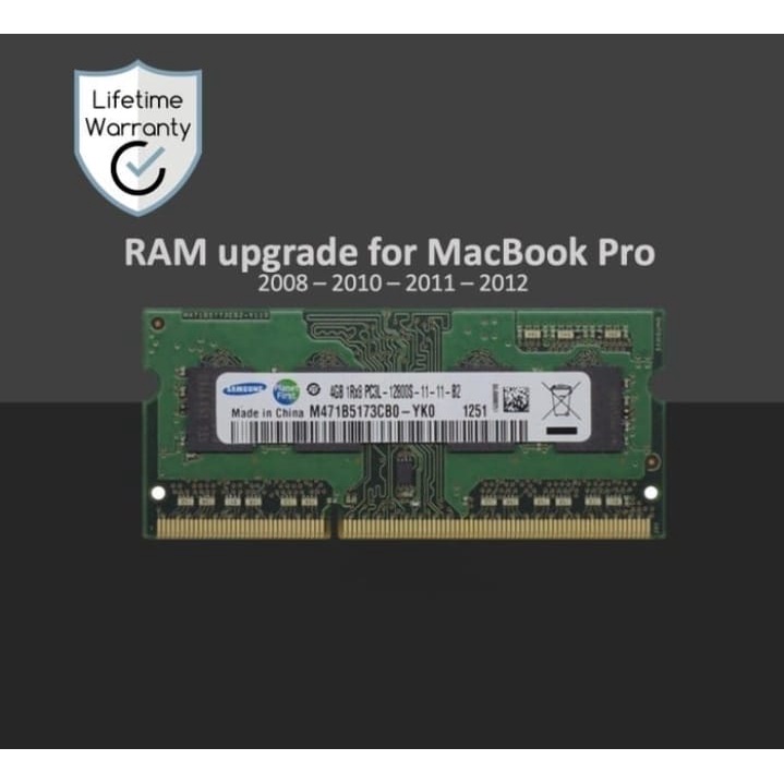 RAM mc pro 8GB  mbp 2007 2009 2010 2011 2012 garansi