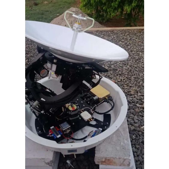Bandwidth Internet Satelit VSAT Gyro Ku-Band - VSAT Auto Tracking - VSAT Kapal Maritim Ku-Band