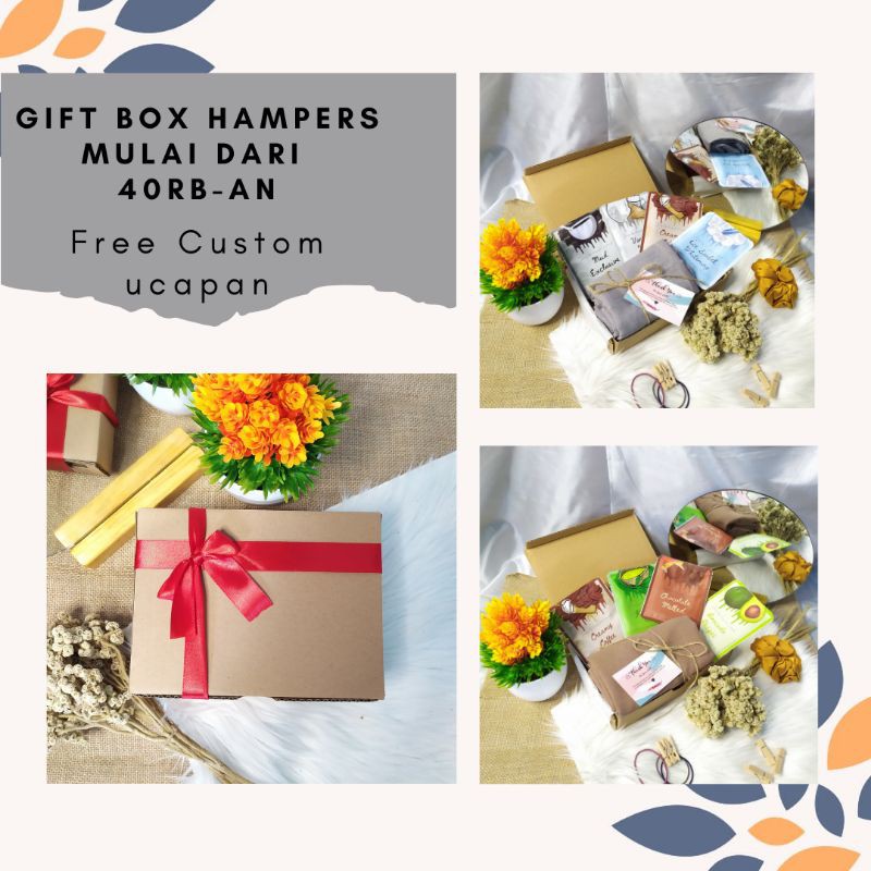 

GIFT BOX/HAMPERS GIFT BOX TERMURAH - HADIAH WISUDA ULANGTAHUN WEDDING/ HADIAH BOX MURAH MERIAH