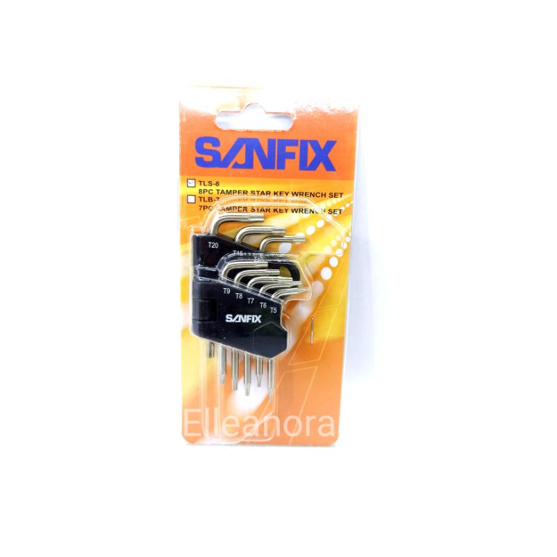 Kunci L Bintang Star Key Mini Sanfix TLS-8 (8 Pcs)