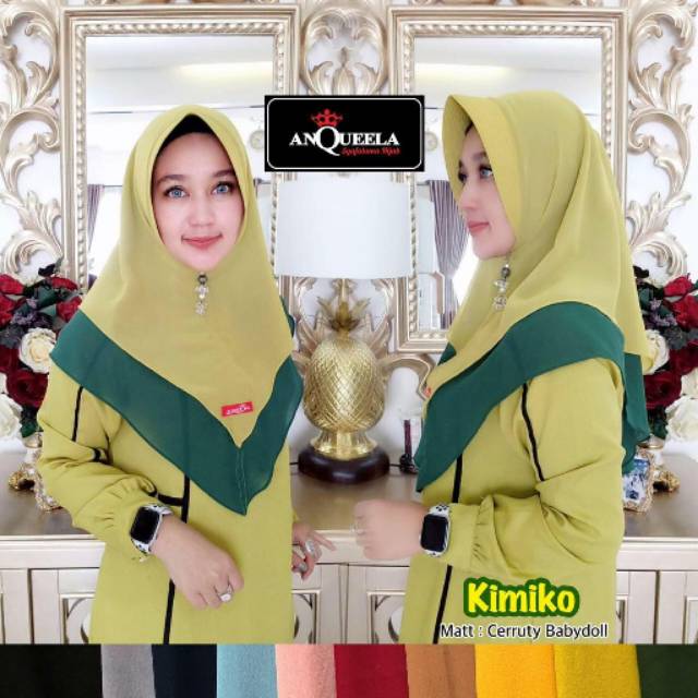 Kerudung Khimar Mini Anqueela Kimiko