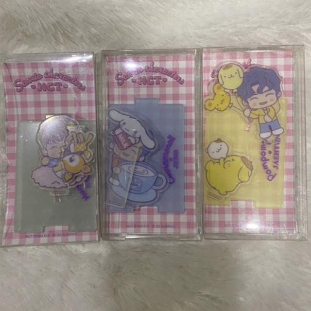 [READY STOCK] OFFICIAL MD 1ST LINE UP NCT SANRIO ACRYLIC STAND SET WINWIN JAEHYUN JAEMIN