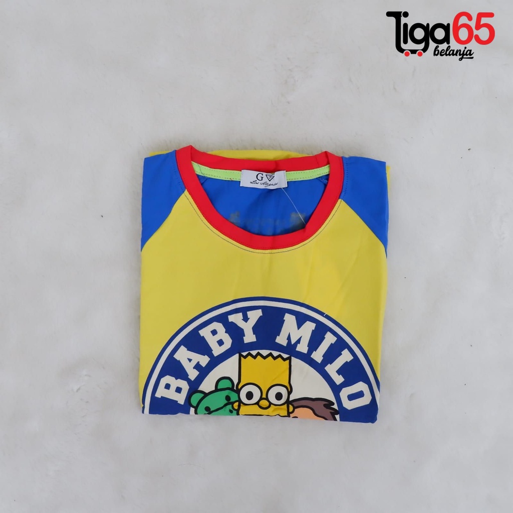 365 Baju Anak Kids wear Tshirt Oblong lengan pendek size 2-18