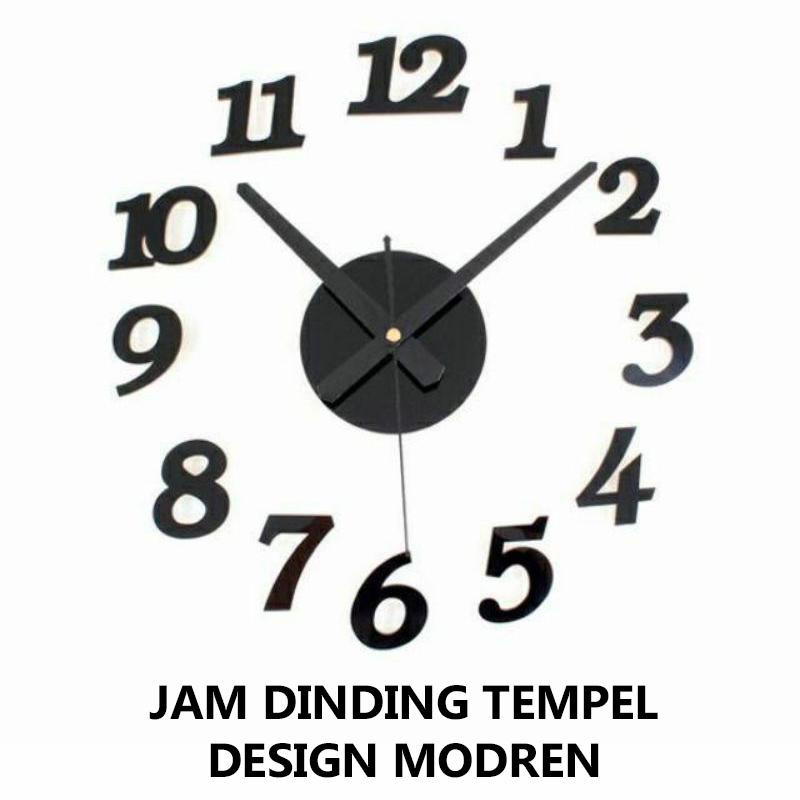 Jam Dinding Angka Aesthetic Analog Besar Tembok Manual