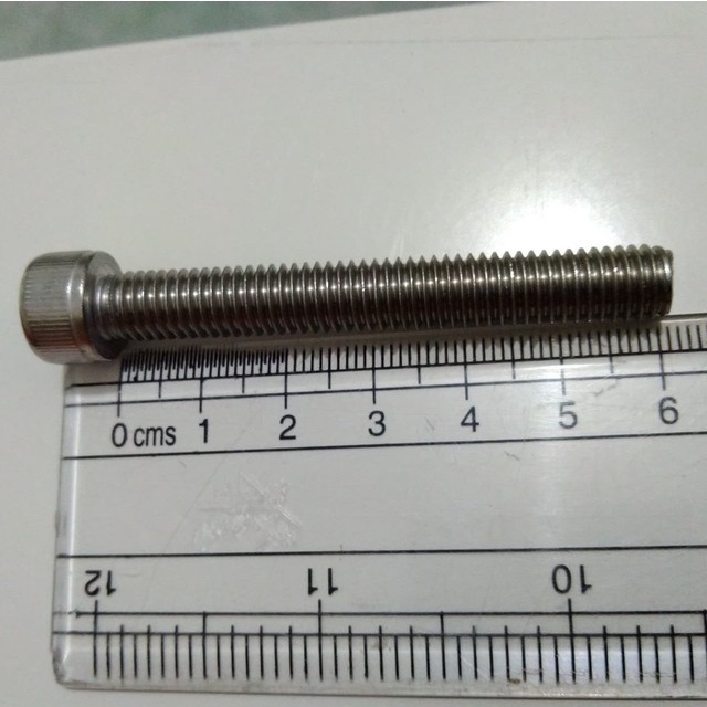 BAUT L STAINLESS M8 X 60 / BAUT L SS M8 X 60 SUS 304 / BAUT L M8X60 STAINLESS STEEL / BAUT M8 SUS304