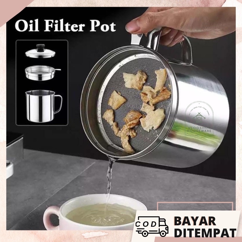 OIL FILTER POT | TEMPAT MINYAK BEKAS 1,2L | PENYARING MINYAK BEKAS PAKAI