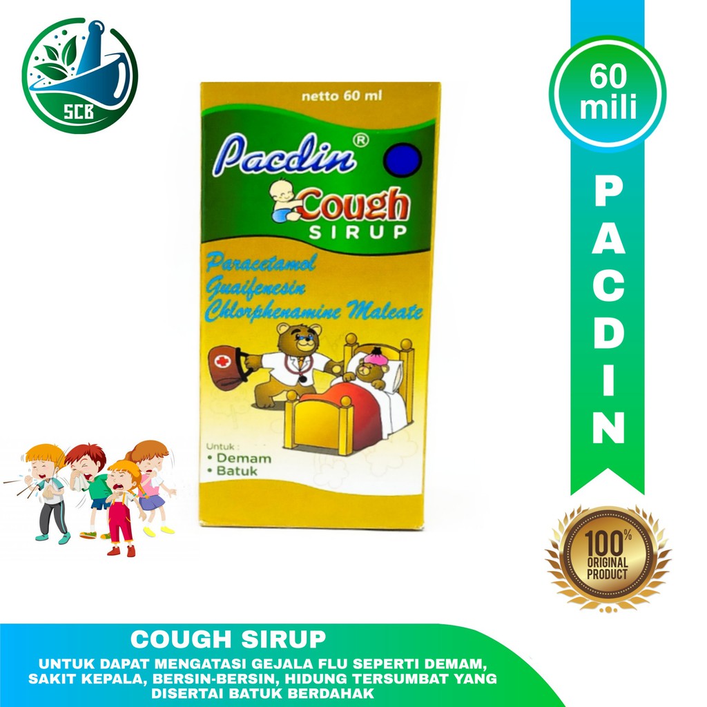 Jual Pacdin Cough Syrup / Sirup Pacdin Cough Obat Batuk & Demam