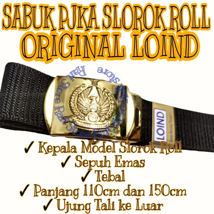Sabuk PJKA / Perusahaan Jawatan Kereta Api Merk Loind