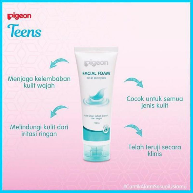 `ღ´ PHINKL `ღ´ քɨɢɛօռ Pigeon teens remaja  facial foam sabun cuci wajah