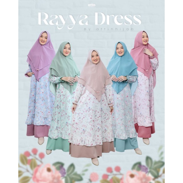 RAYYA DRESS BY ATTIN/TERBARU/TIDAK MUDAH KUSUT/BUSUI FRIENDLY/NEW COLLECTION