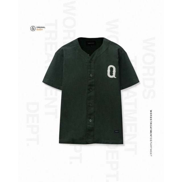 T-Shirt Baseball Original Quzzy - Hwaks Green