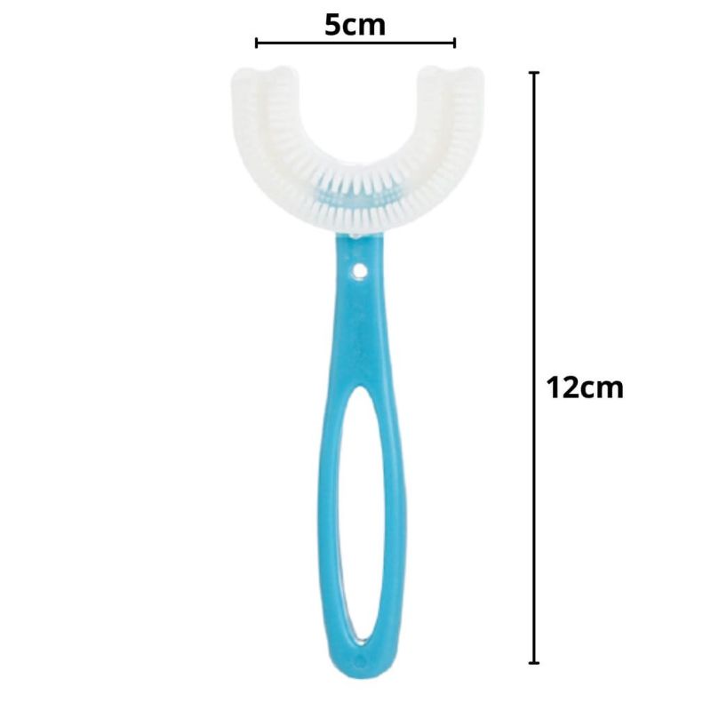 HOKKITERUS21 SIKAT GIGI U Sikat Ggi Silikon Bayi Anak Bentuk U Sikat Gigi Anak | tooth brush baby silicon type U 360° sikat gigi S015