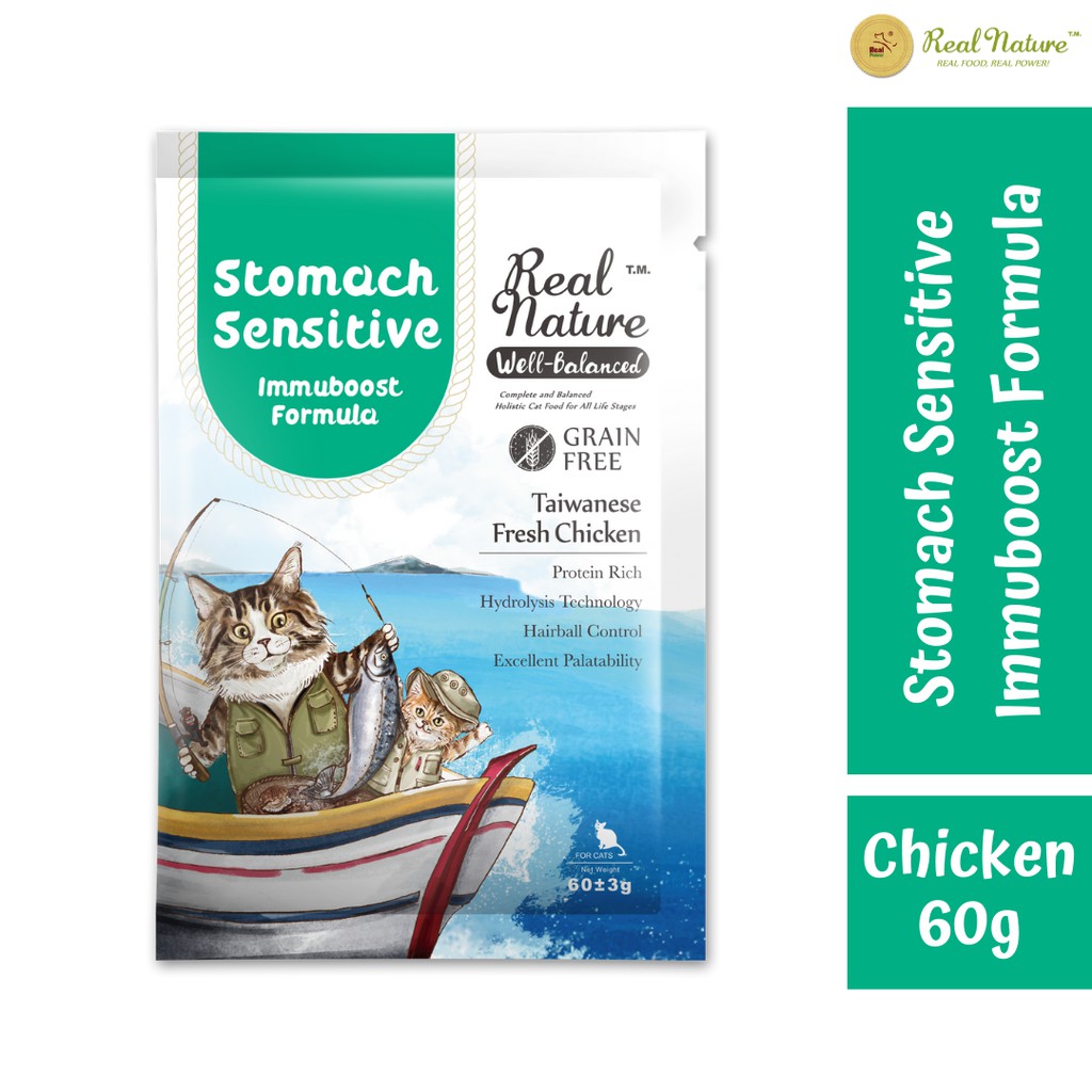 RealPower - Real Nature Makanan Kucing - Paket jalan2 (8pcs 40g) | Holistic &amp; Grain-free Cat food