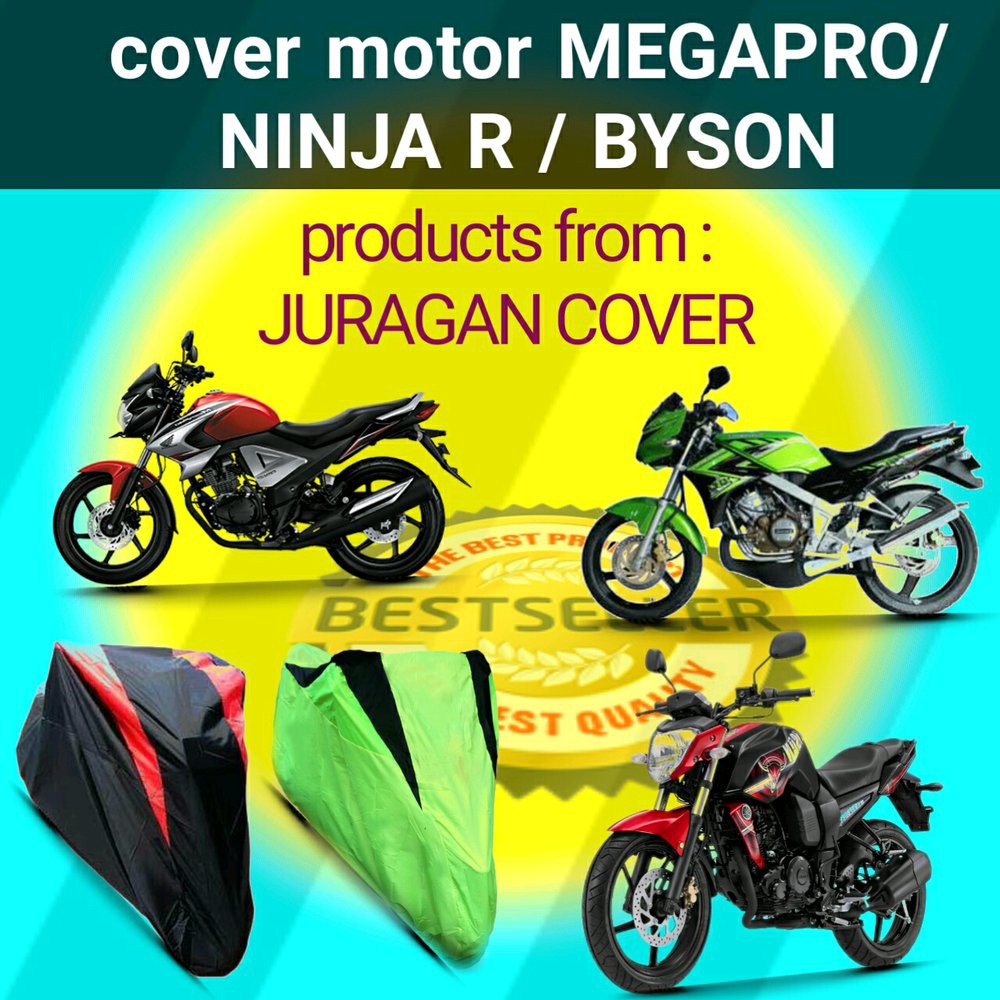 cover motor MEGAPRO BYSON NINJA R baru selimut motor mantel motor penutup motor pelindung motor body