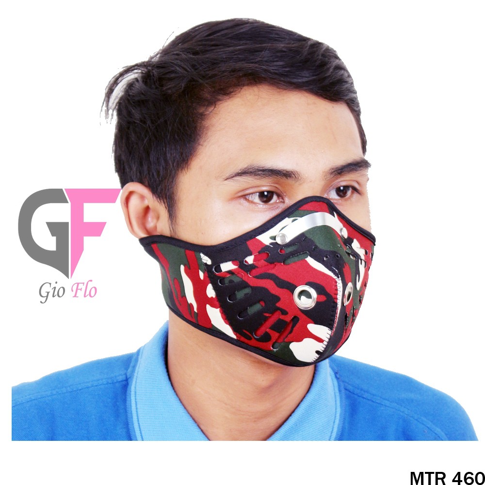 GIOFLO Masker Gesper Army Plat Red / MTR 460