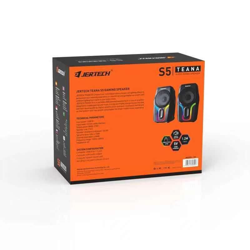 Speaker Gaming Jertech S5 Teana Audio Wired Speaker RGB Controller