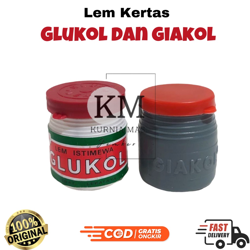 

Lem Kertas GLUKOL Kecil Lem Colek