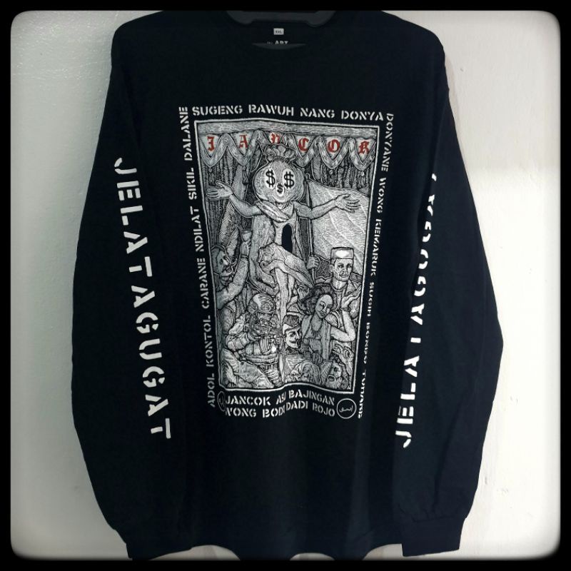 Kaos Band AMOK Jelata Gugat Longsleeve hardcore punk tshirt