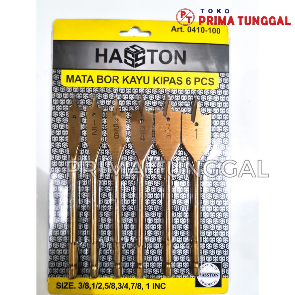 Jual Mata Bor Kayu Kipas Set Pcs Prohex Flat Wood Drill Bit Mata Bor Kayu Shopee Indonesia