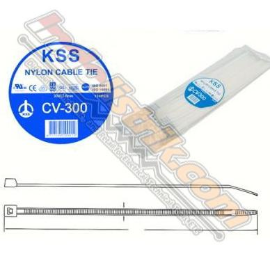 

Office & Stationery | Document Organizer | Kabel Ties/Kabel Tis/ Cable Tie Kss Cv300 (300 X 7.6Mm) Putih | Best Seller