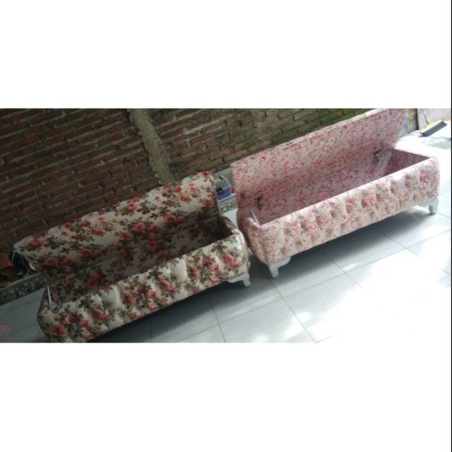 Sofa Stool Box Shabby 120cm