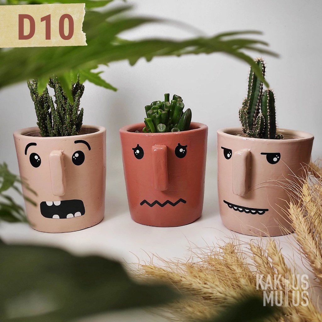AESTHETIC DECOR POT TERAKOTA POT TERRACOTTA POT TANAH LIAT POT GERABAH POT SUKULEN POT KAKTUS POT LU