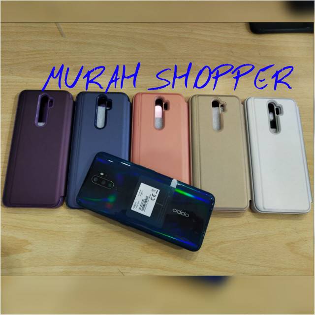 FLIP COVER OPPO A9 2020.A5 2020. REALME 5. Mirror standing