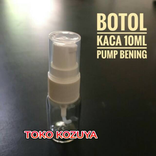 

BOTOL KACA 10ML PUMP BENING