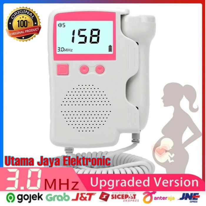 Alat Deteksi Jantung Janin Bayi Fetal Doppler Heartrate