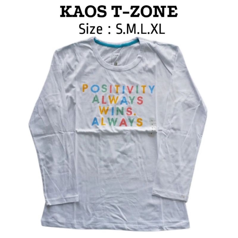 KAOS T ZONE LENGAN PANJANG
