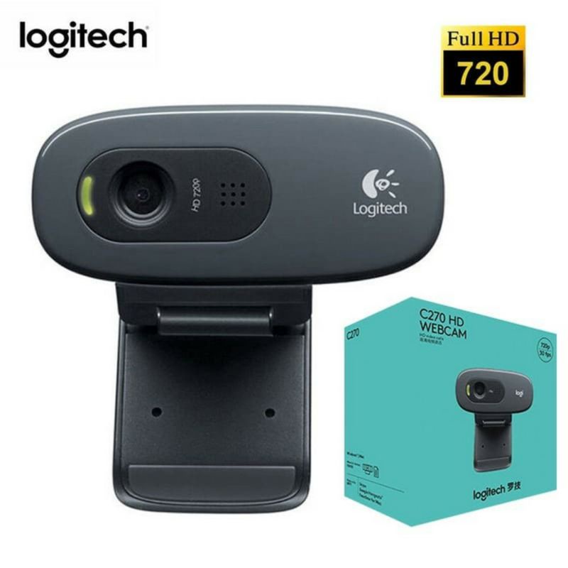 Webcam Logitech C270 HD Logitech Web cam C 270 HD Original Asli Resmi (Second)