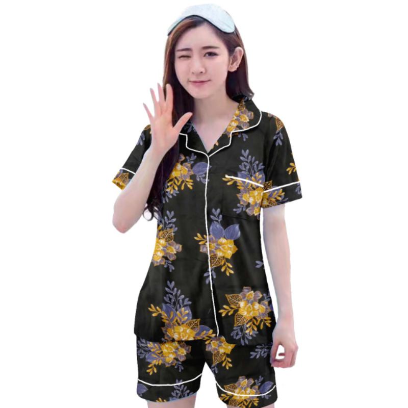 piyama wanita celana pendek/baju tidur celana pendek/piyama hotpant