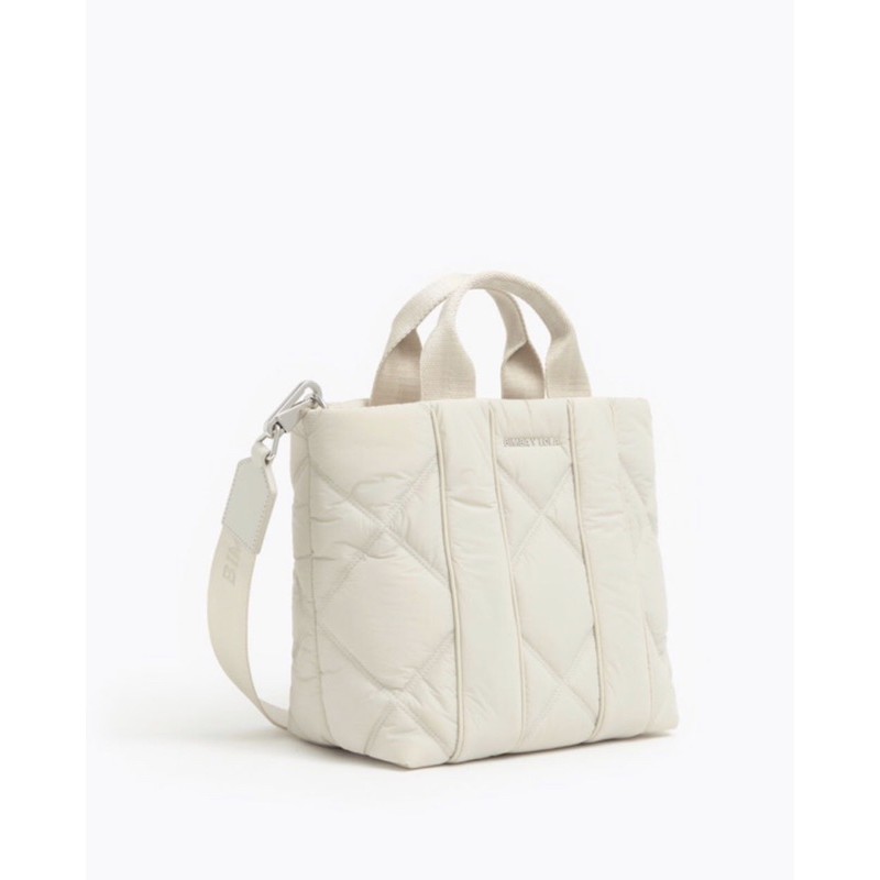 READY STOCK Bimba Y Lola tas selempang authentic parasut putih stone beige shopper bag stone