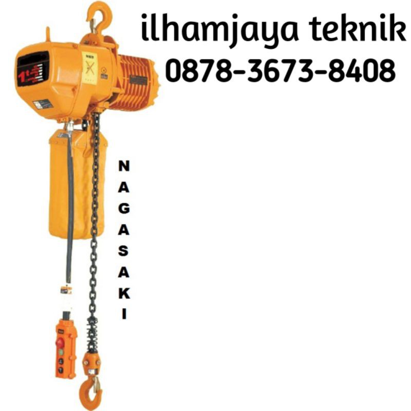 Nagasaki Electric Hoist 1 Ton 3 Phase × 6 Meter Electric Chain Hoist