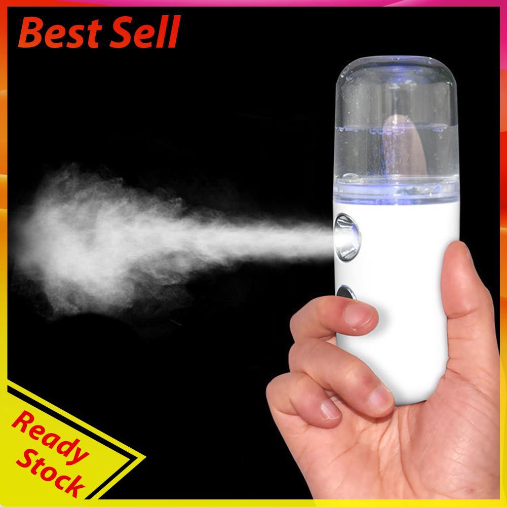 Hotbrand 30ml Nano Mist Sprayer Facial Steam Face Humidifier Spray Beauty Device