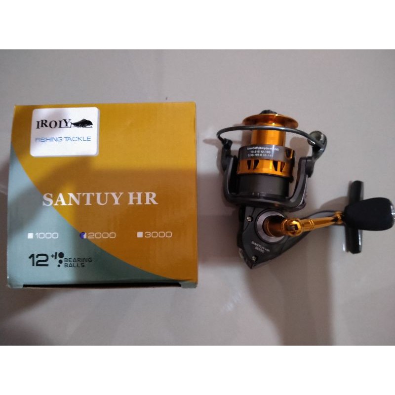 Reel Iroly Santuy HR 2000 (12+1 Ball Bearings) Power Handle