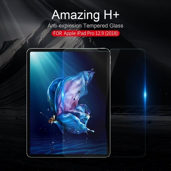 Tempered Glass H Plus iPad Pro 12.9 Inch 2021 or 2020 or 2018 Amazing