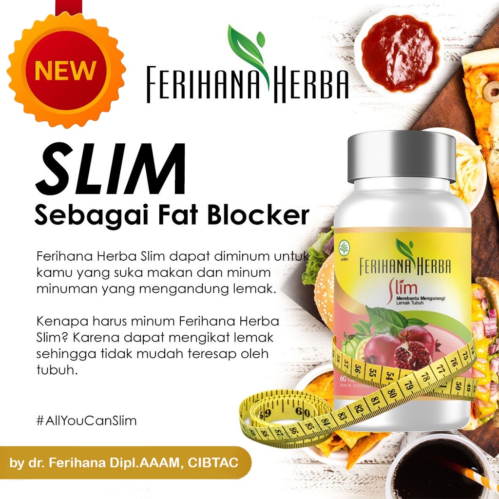 Ferihana Herba Slim Merupakan Kapsul untuk Diet Menurunkan Berat Badan atau Pelangsing