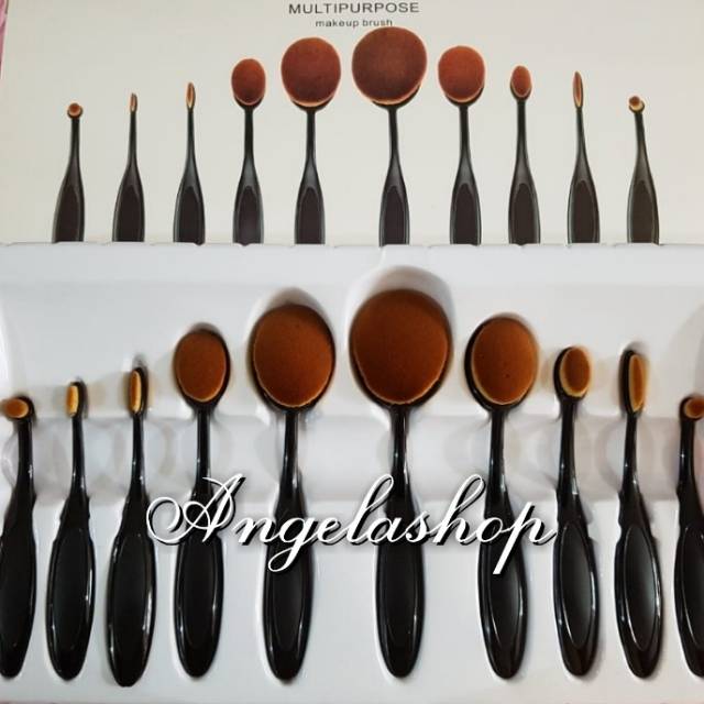 KUAS SET UTK BLENDING FOUNDATION MULTIPUPOSE 10 PCS