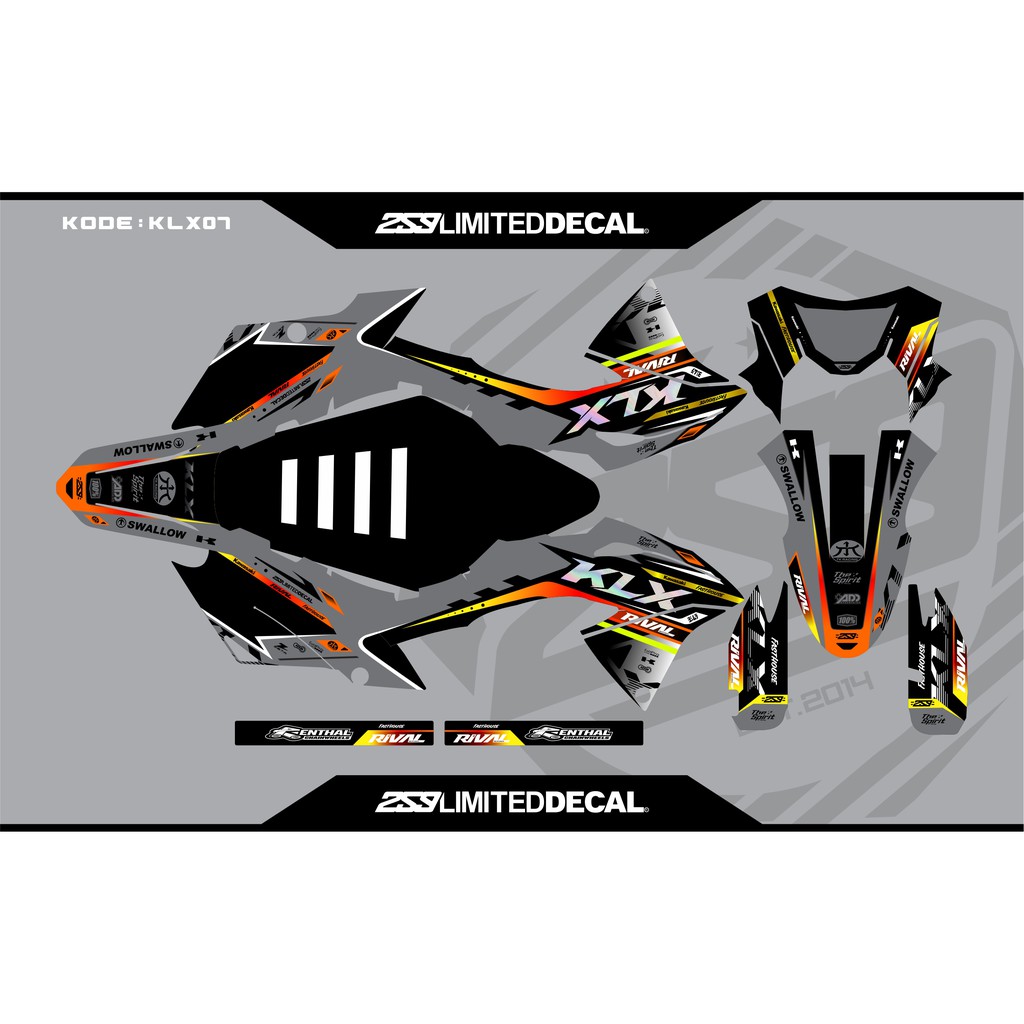 Decal Kawasaki KLX 150 BF SE Extreme |KLX07