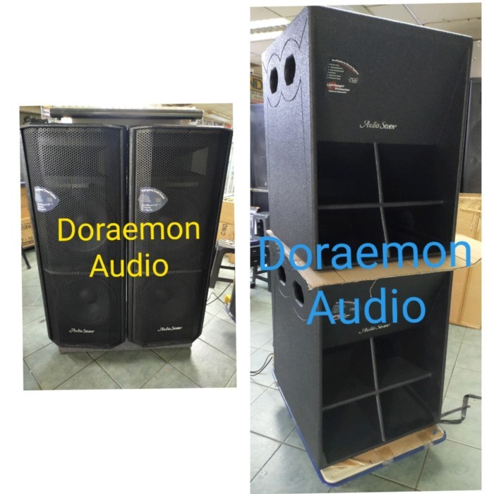 Paket sound speaker 2x15 plus sub 18 turbo audio seven