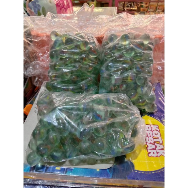 Kelereng Hijau isi±100pcs