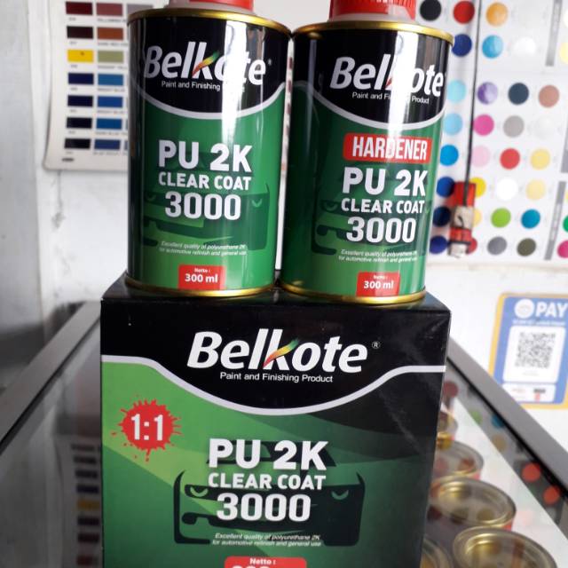 Clear belkote 3000 PU 2K 600ml